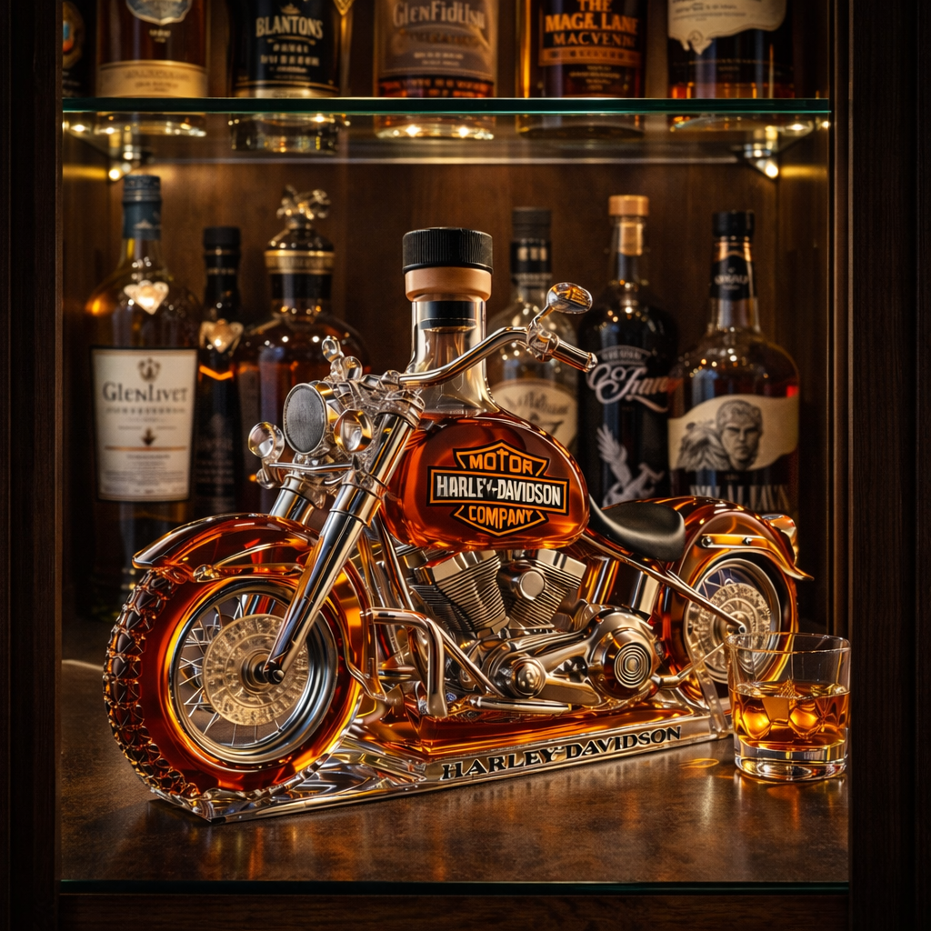 Whiskey Decanter – Motorcycle Edition