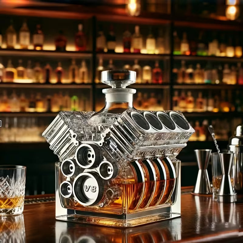 Whiskey Decanter – Engine Edition