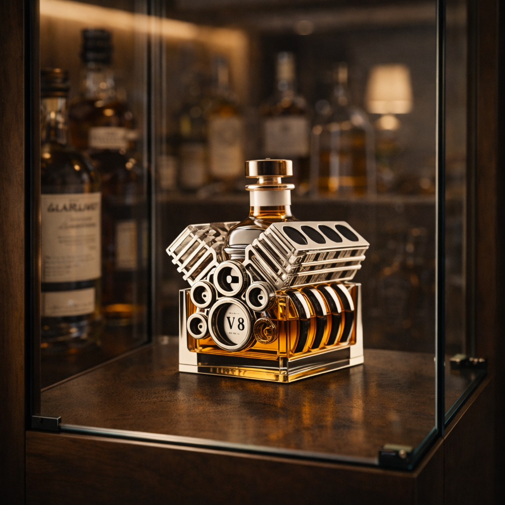 Whiskey Decanter – Engine Edition