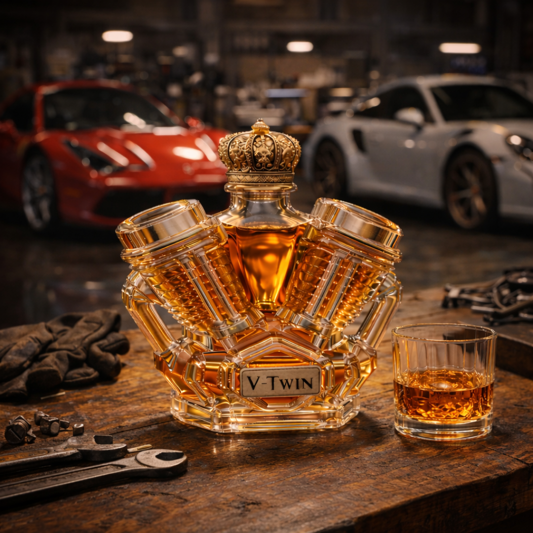 Whiskey Decanter – V8 Edition