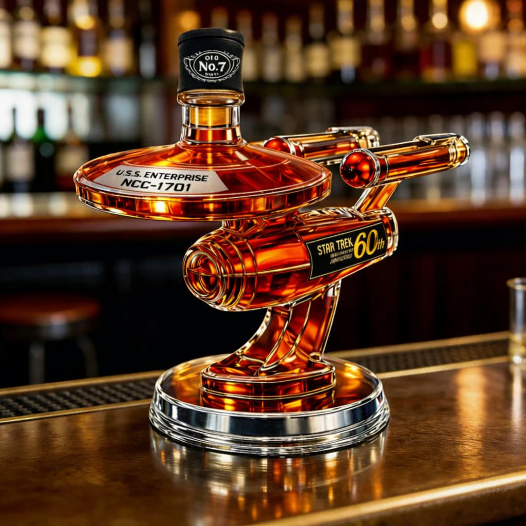 Whiskey Decanter – USS Enterprise 60th Anniversary Edition