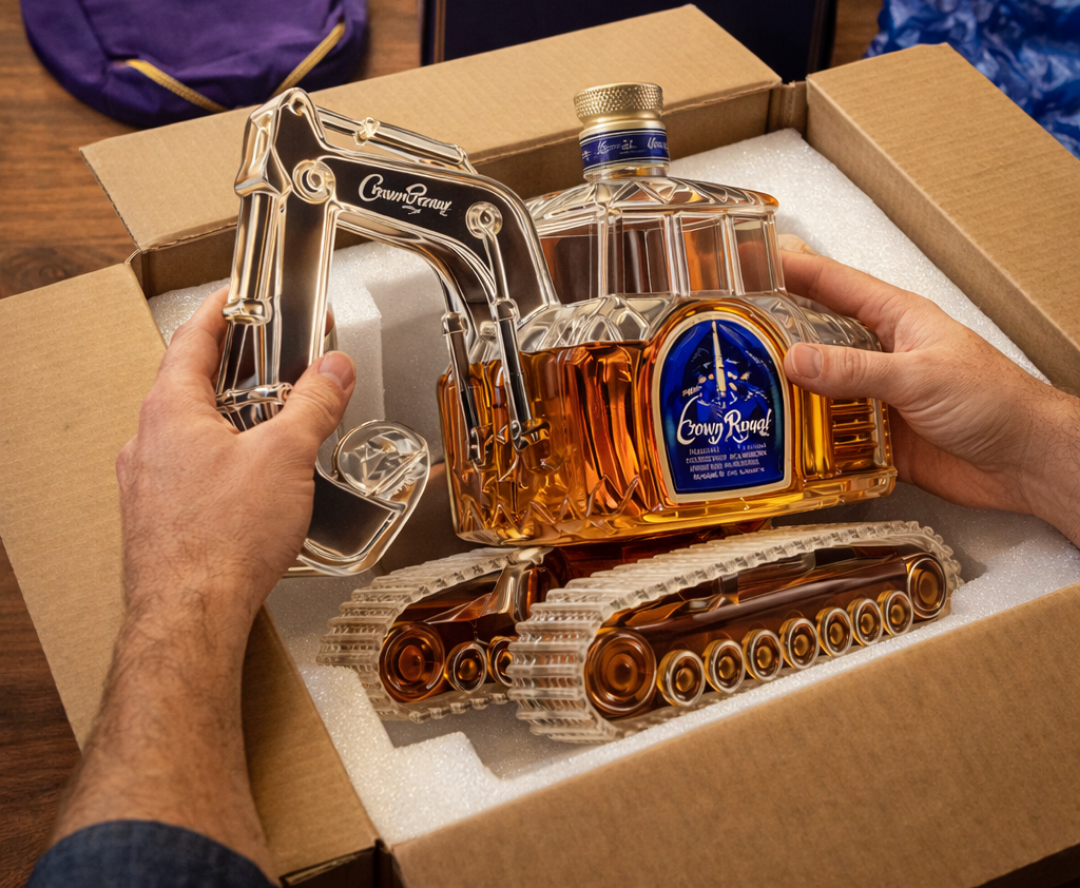 Whiskey Decanter – Excavator Edition